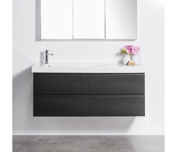 Grandangolo Wall-Hung 1300 Vanity, 4 Drawers