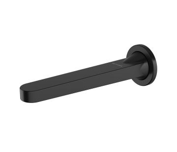 Glide Wall Mounted Bath Spout - Black