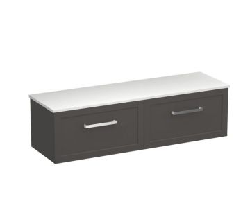 Hampton Opaco 1500 2 Drawer Vanity Double Basin