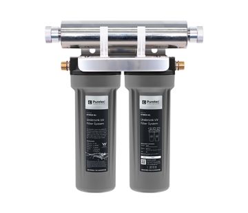 Hybrid Mini Undersink Dual Stage Filtration plus UV Protection, 8 Lpm