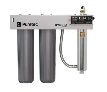 Hybrid R4 Dual Stage Filtration plus UV Protection, Reversible Mounting Bracket, 130 Lpm
