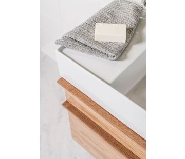 Twenty 1210 Wall-Hung Vanity, 4 Drawers, Double Bowl