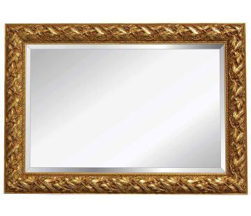 Bergamo - 100mm Leaf Patterned Silver Frame