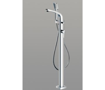 Kudos Floor Standing Bath Filler - Chrome
