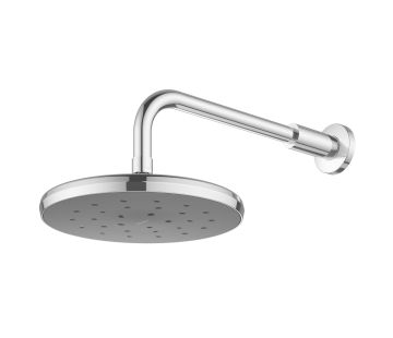 Kiri MKII Satinjet Overhead Shower on Wall Arm