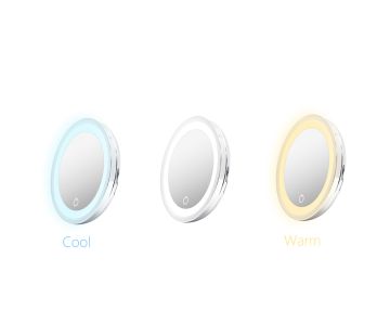 Wall Mount LED Light Magnifying Mirror