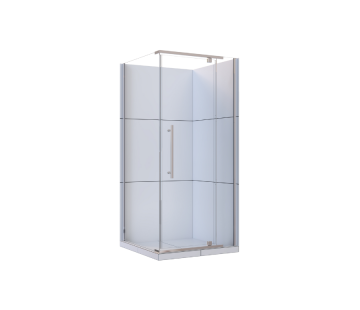 Marbella 2-Sided Corner Tile Showers Door Set
