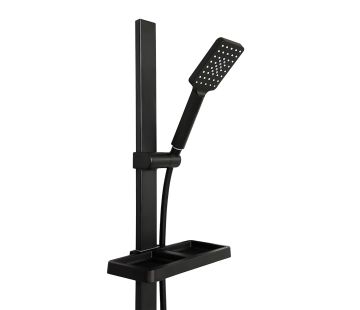Mia Lux Multi Spray Hand Shower Set Black