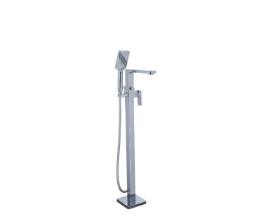 Mia2  Floor Standing Bath Filler with Handshower Chrome
