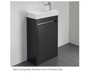 Mini Composite Alumino Wall-Hung Hand Basin Vanity