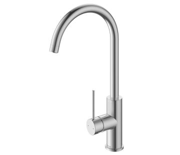 Minimalist MK2 Sink Mixer Goose Neck