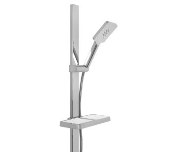 Mia Lux Slide Shower Set Chrome