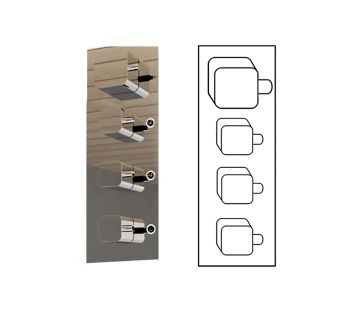 Multi Port System with Square Handles