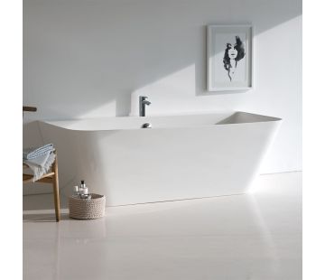 Patinato Clearstone Back-to-Wall Bath 