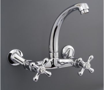 Novecento Exposed Sink Set - Chrome
