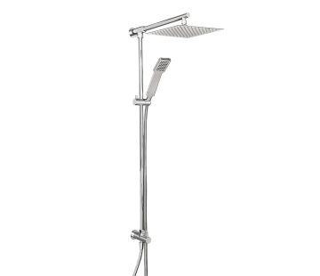 Oblio Renova Single Hose with Built in Elbow Chrome