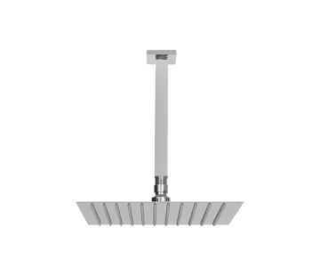 Oblio Highly-polished Stainless Steel Rain Head Ceiling Mounted