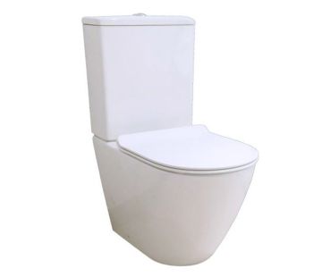 Ellisse MK II CC BTW Toilet Suite with Soft Close Seat