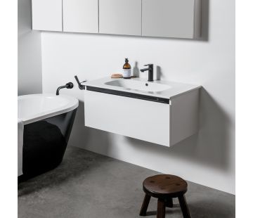 Qubo 900 Wall-Hung Vanity, 1 Drawer
