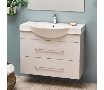 Raglan Double Drawer Wall-Hung Vanity