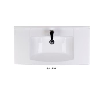 Riva Wall 1500 Double Basin, 3 Doors, 4 Drawers