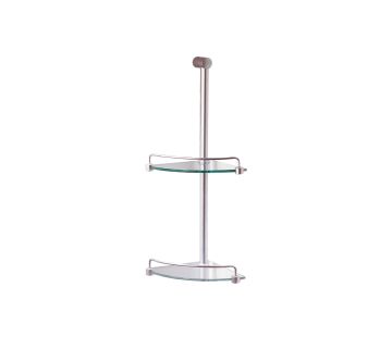 Tube 2 Tier Shower Caddy Chrome