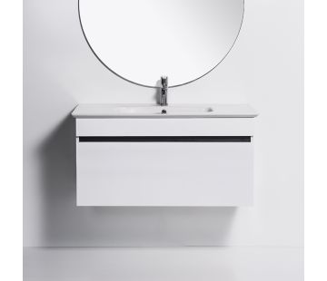 Sharp 1040 Wall-Hung Vanity 1 Drawer