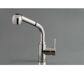 Xera Sink Mixer with Pullout Spray - Chrome