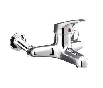 Eco-Smarte Exposed Bath Mixer No Divertor 20mm Chrome