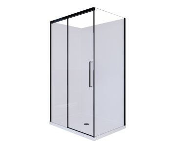 Spacea 2-Sided Corner Acrylic Showers