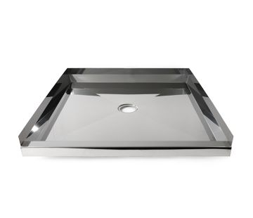 Exposed Stainless Steel Shower Tray