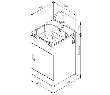 Supertub, Stainless Steel Gooseneck Tap
