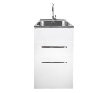 Supertub Series 3, Drawer Model, Stainless Steel Gooseneck Tap
