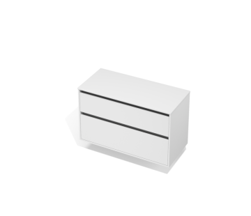 City 50 Vanity 1100 Wall - 2 Drawers