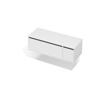 City 50 Vanity 1300 Wall - 1 Door, 1 Drawer