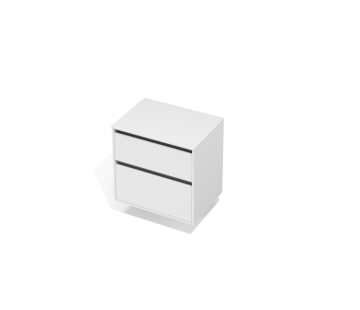 City 50 Vanity 700 Wall -  2 Drawer