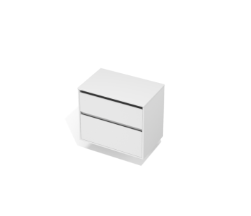 City 50 Vanity 800 Wall - 2 Drawers