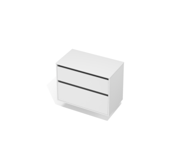 City 50 Vanity 900 Wall - 2 Drawers