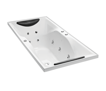 Studio II Rectangular Spa Bath, Symmetrical - 1800