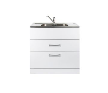 AquaticaStudio Laundry Tub 900mm, Stainless Steel Top
