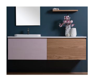 Tablo 1800 Wall-Hung vanity, 2 Drawers (side by side)