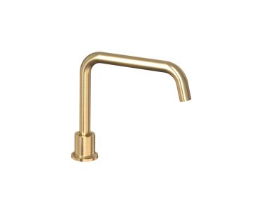 Tate Deck-Mounted Spout - Brushed Gold