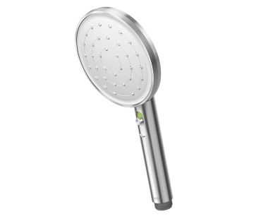 Turoa Handset - White with Stainless Steel