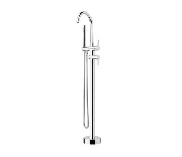 Floor Mounted Bath Filler, Mixer & Hand Shower