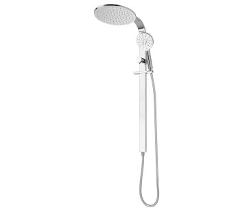 Eclipse Double Head Slide Shower - Round
