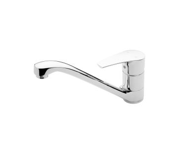 Ecomix Cast Spout Sink Mixer - Chrome