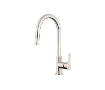 Stainless Gooseneck Pulldown Sink Mixer