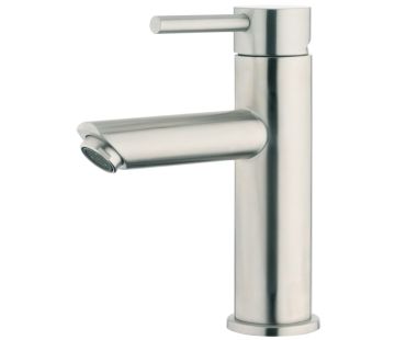 Stainless Minimal Basin Mixer Stainless Steel