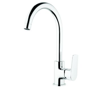 Soul Gooseneck Sink Mixer - Chrome