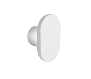 iStone Oval Robe Hook Matte White